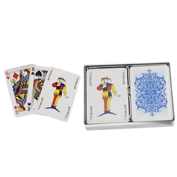 Karty canasta LUKASSO TOYS plast
