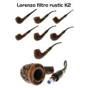 Fajka Lorenzo Filtro Rustic K2