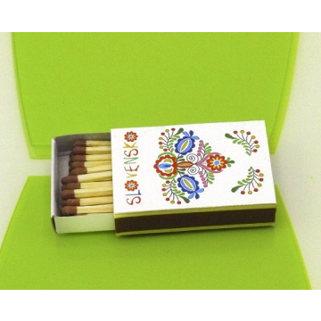 Zápalky s magnetom (5x3,5 cm) SLOVENSKO, vzor č.1