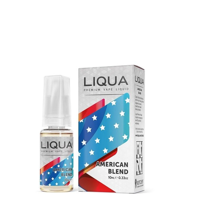 Plniaca fľaštička pre elektronickú cigaretu LIQUA ELEM 10 ml American blend (12 mg)
