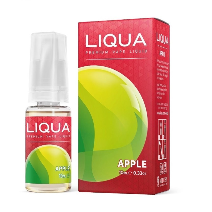Plniaca fľaštička pre elektronickú cigaretu LIQUA ELEM 10 ml Apple (12 mg)