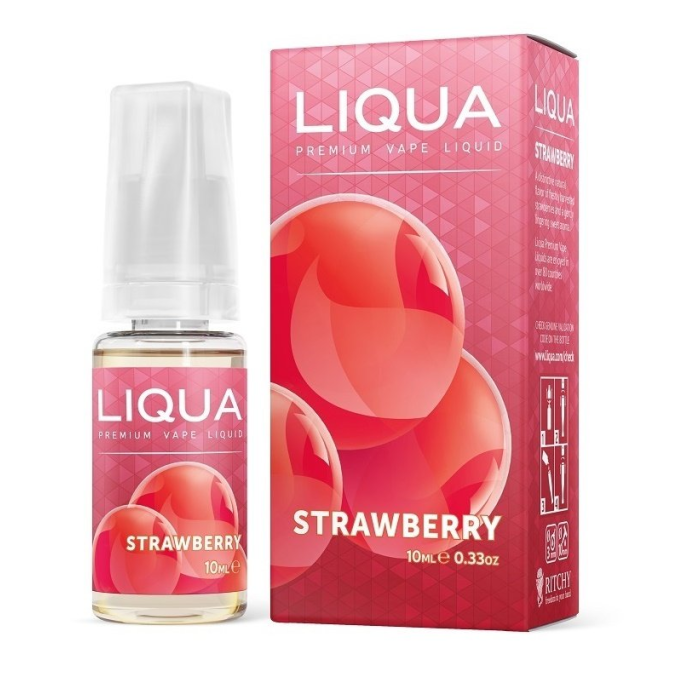 Plniaca fľaštička pre elektronickú cigaretu LIQUA ELEM 10 ml Strawberry (18 mg)