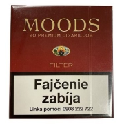 Cigarky MOODS s filtrom 20 ks "C"