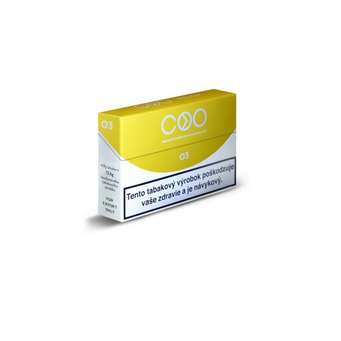 COO 03 YELLOW 20/E - tabaková zmes ( jemná tabaková )