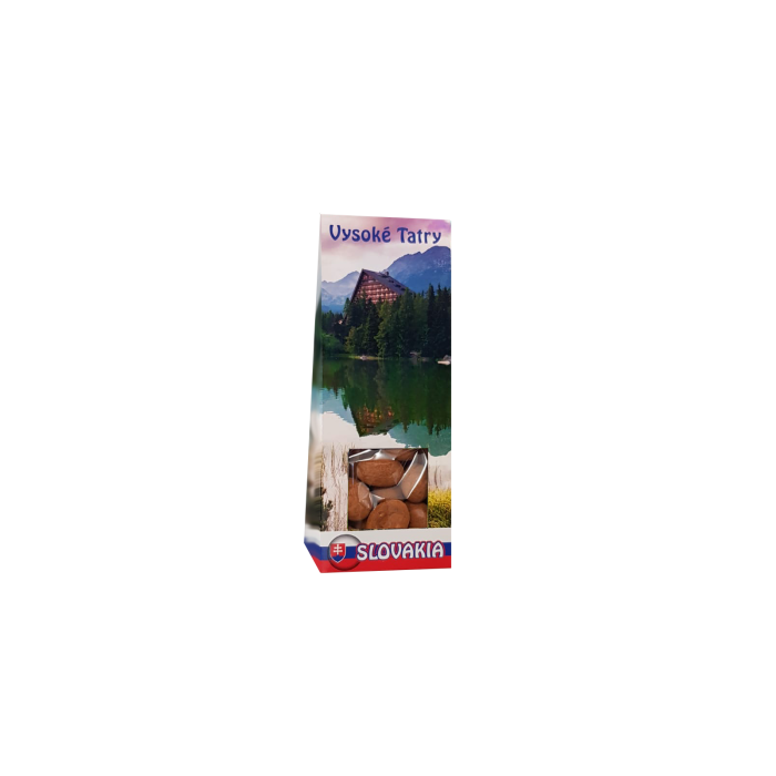 Mandle v mliečnej čokoláde so škoricou 90g 1-701067 Vysoké Tatry