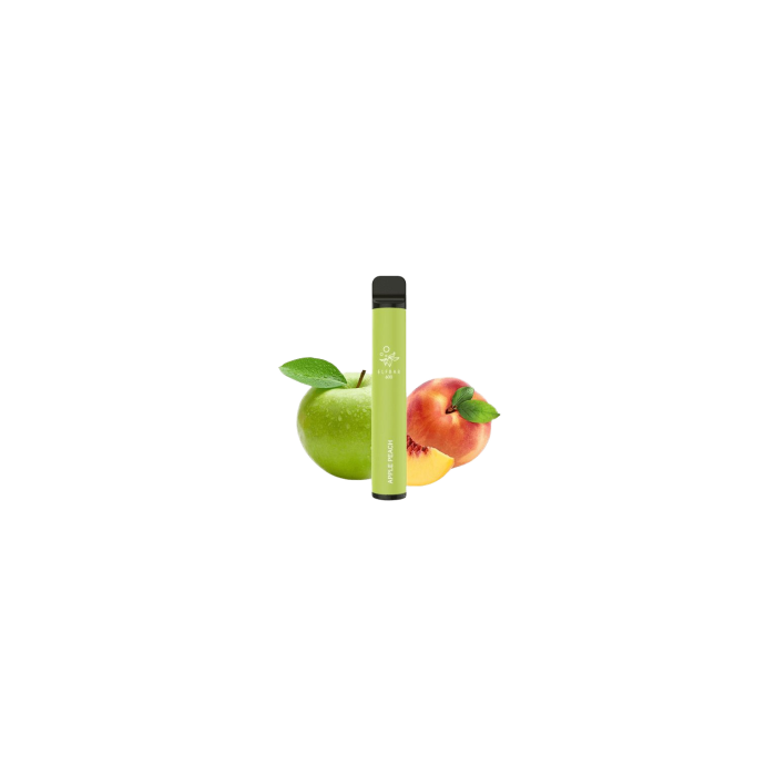 Elektronická cigareta ELF BAR 600 Apple Peach, 20mg (jablko, broskyňa)