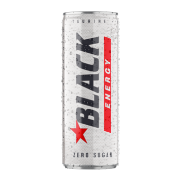 (Z) BLACK ENERGY ZERO SUGAR (WHITE CAN) 250 ml