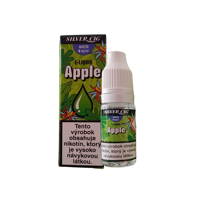 Plniaca fľaštička pre elektronickú cigaretu 10 ml Jablko (6 mg)