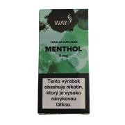 Plniaca fľaštička pre elektronickú cigaretu WAY to Vape 10 ml Menthol (6 mg)