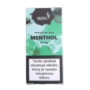 Plniaca fľaštička pre elektronickú cigaretu WAY to Vape 10 ml Menthol (18 mg)