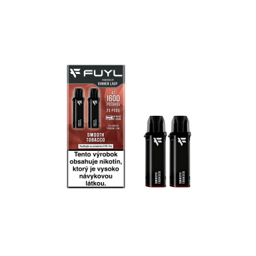 Náplň do elektronickej cigarety FUYL POD Smooth Tobacco 2x2ml 20mg/ml ITV "A"