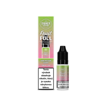 Plniaca fľaštička DINNER LADY Fruit FULL 10ml KIWI PASSION GUAVA 20mg/ml ITV "A"
