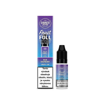 Plniaca fľaštička DINNER LADY Fruit FULL 10ml  BLUE RASPBERRY 20mg/ml ITV "A"