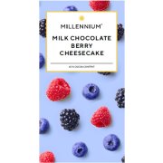Čokoláda Millennium Mliečna s náplňou berry cheesecake 100g