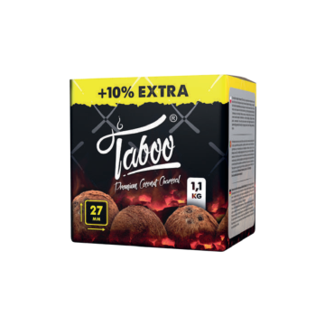 Uhlíky do VF TABOO kokosové 1,1 kg + 10% EXTRA