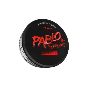 Nikotínové vrecúško Pablo Super Mini X-Ice Cold 8 g/8 mg ITV "A"