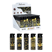 Zapaľovač 177401 Adamo Turbo Design label Weed