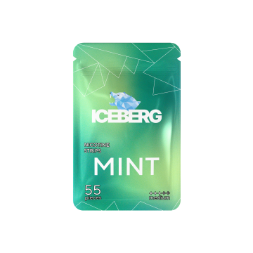 Nikotínové vrecúško ICEBERG Strips Mint 3,7g/6,5mg ITV "A"